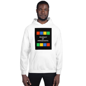 "Product of Immigrants" Colorful Unisex Hoodie