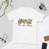 "Peace, Love, Loteria" Short-Sleeve Unisex T-Shirt